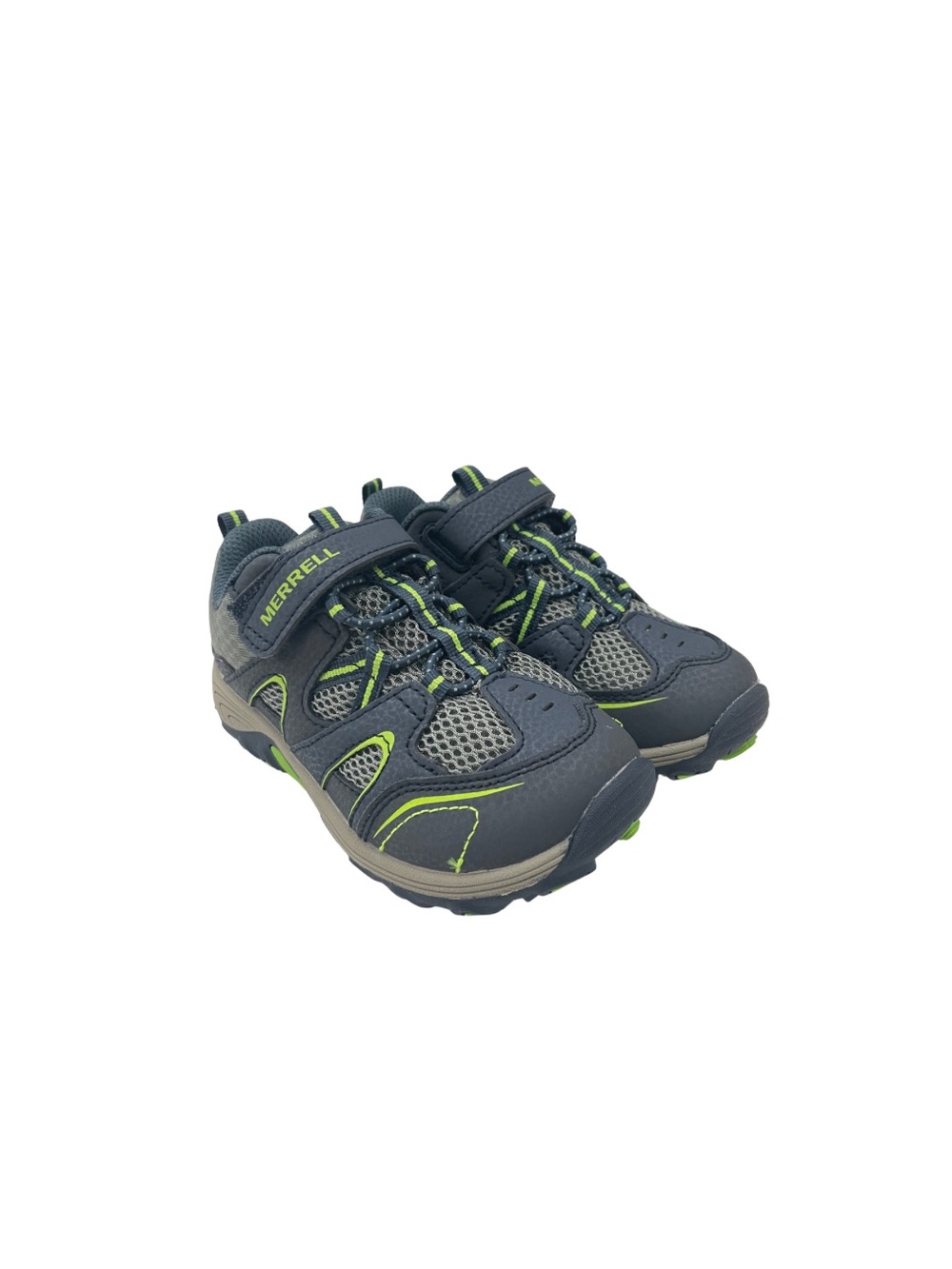 Merrell Kids' Navy & Lime Active Trail Sneakers